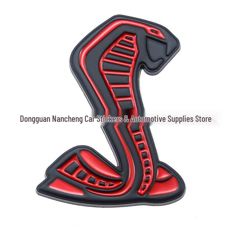 Металлические наклейки на автомобиль Ford Mustang GT500: Эмблемы Cobra & Shelby GT