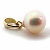 [Б/У] K18 Жемчуг/Жемчуг Акойя 7,5 мм Подвеска Топ/j8-11