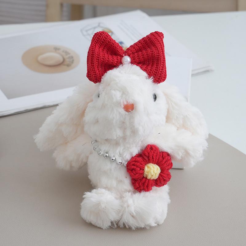 Plushie Rabbit Cute Keychain With Soft Long Fur For Bag Accessories