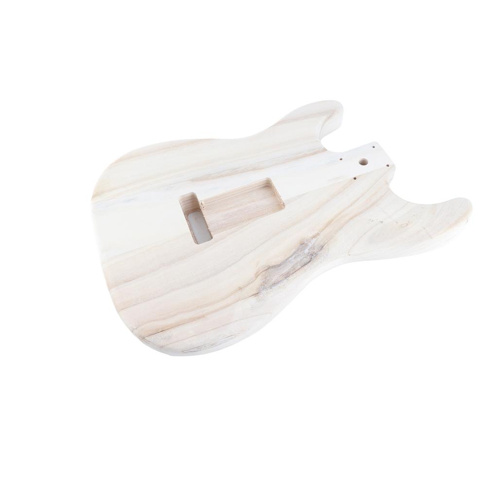 Guitar Barrel Body Maple Polished Unfinished Electric Guitar Barrel for ST Electric Guitar Accessories