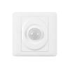 FIR Light Control Sensor Switch Flame Resistant 90 Degrees Concealed Wall Lamp Auto Switch Motion Sensor Switch for Home Improve