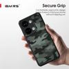 (Comes with Wrist strap)IBMRS for OnePlus Ace 2V/Nord 3 5G Case, Camouflage Anti-Fingerprint Matte Clear Hard Back and Soft TPU Frame Protective Case