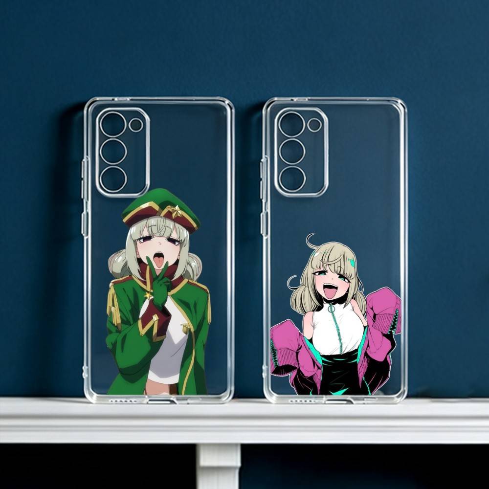 Gushing Magical Girls Manga Phone Case For Samsung Galaxy S24 S25 S23 S22 S21 Plus S24 S25 Transparent Cover Case
