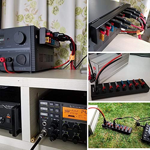 GTIWUNG 12 Pair 30A 600V Quick Disconnect Power Terminal Connector, Red Black Quick Connect Battery Connector Modular Power Connector Set, AWG12-