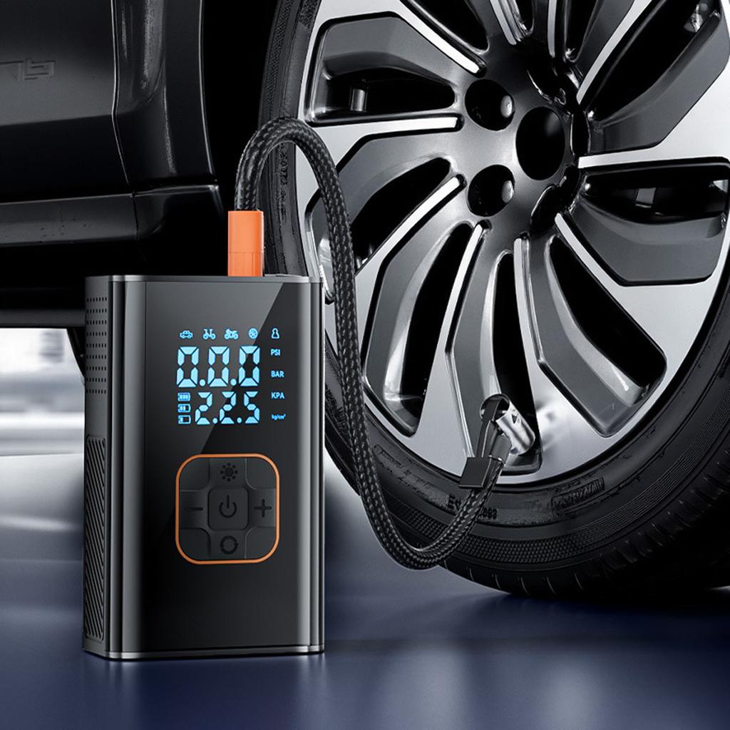 MotorX Накачка шин Портативный компрессор 2-го поколения, Большая накачка шин Скорость 0 секунд Быстрая накачка, Емкость аккумулятора 15000 мАч, 65 Вт