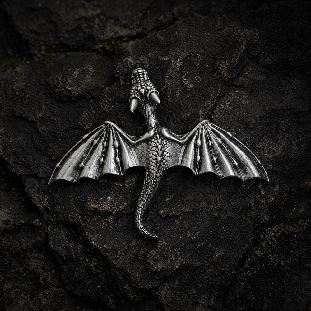 Unique Flying Dragon Hair Clip Vintage Retro Spring Clip Viking Dragon Hairpin Valentine's Day