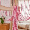 Spiral String Door Curtain Decorative Tassel Curtain Wall Panel Room Divider Fringe Screen Blind for Home Living Room Bedroom