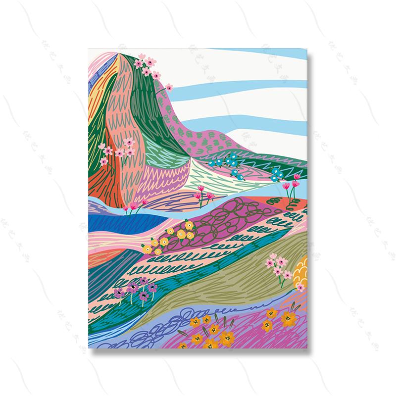 Gallery Wall Bold Fun Beverage Bloemen Pink Art Poster Cowgirl Boho Rainbow Abstract Wall Canvas Painting Print Room Home Decor