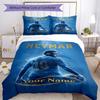 Star Neymar Customize Text Bed Linens Perfect for Decorate room Soft Bedding Bedroom Decor Gift for Festivals