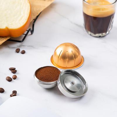 Многоразовая кофейная капсула Nespresso из нержавеющей стали, многоразовые фильтры, чашка для эспрессо, подходит для домашней кухни, кофеварки