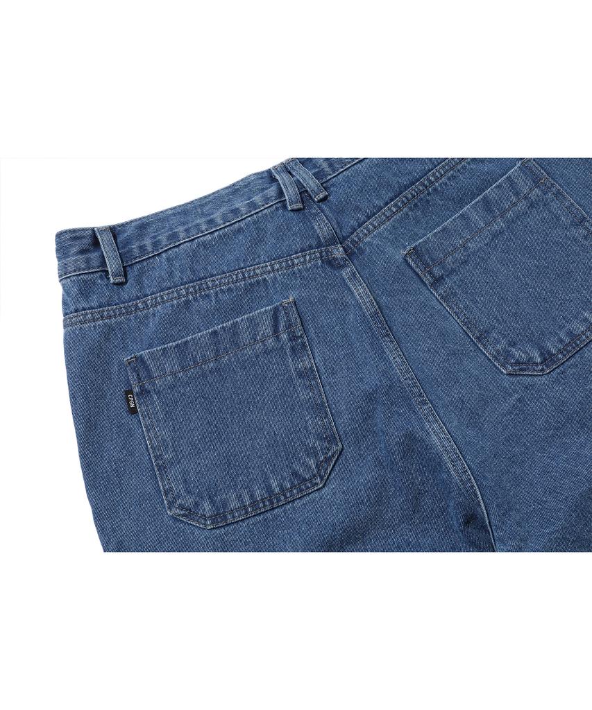 CPGN STUDIO Bermuda Fatigue Cargo Denim Pants Indigo