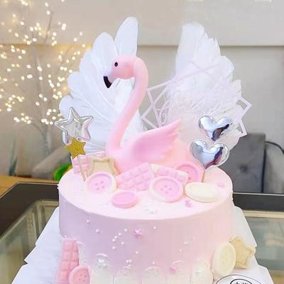 Крылья Ангела Перья Украшение для Торта на День Рождения Вставные Аксессуары Модель Кулинарные Безделушки