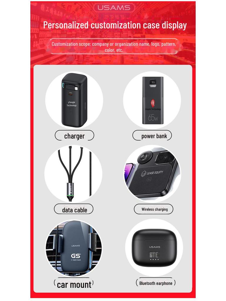 Кабель USAMS с двумя разъемами Type-C для быстрой зарядки Apple 15, совместимость с PD30W