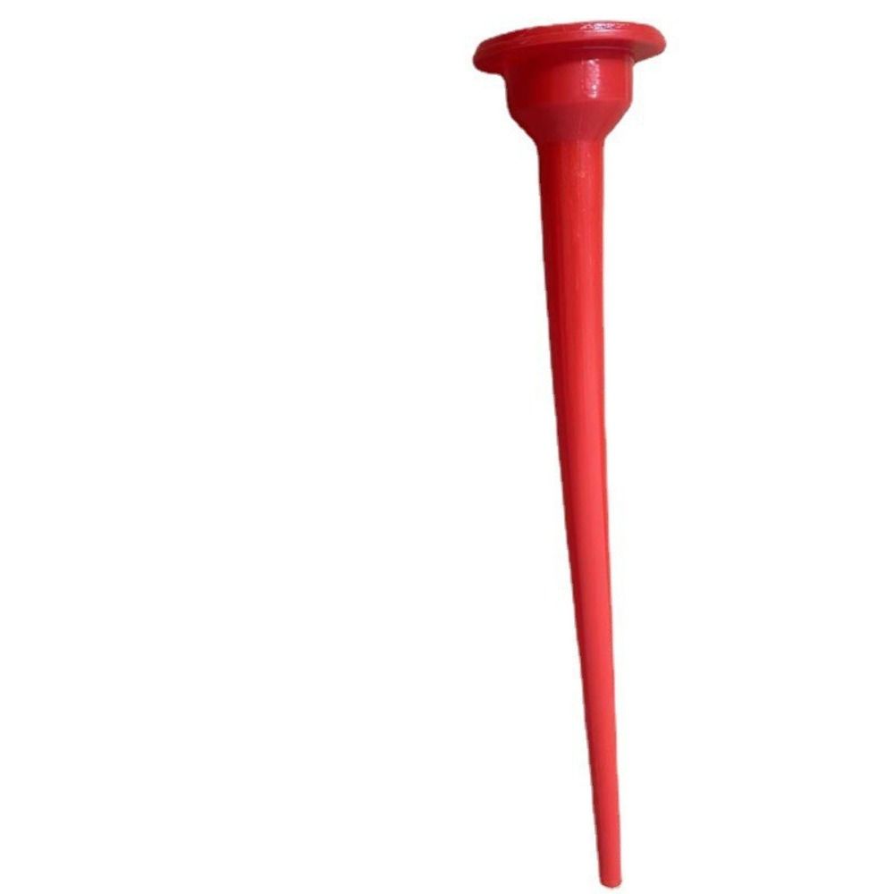 Red Long Sausage Nozzle Glass Cement Structural Adhesive Nozzle  For Sausage Caulking