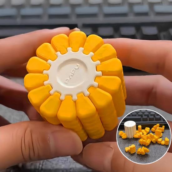 Кукурузная головоломка Игрушка-антистресс 3D-печатная кукурузная фиджет-игрушка Снятие стресса Настольная игрушка для взрослых Подростков