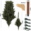 KADAX Artificial Christmas Tree On a Trunk 220 Cm Natural Spruce