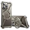 Металлический чехол Magsafe в форме буквы Z для iPhone 16 15 14 13 12 Pro Max, магнитная подставка с вращением на 360°, безрамочная металлическая крышка-бампер