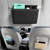 PU Leather Car Side Door Storage Box Auto Waterproof Phone Pocket Pouch Car Seat Side Organizer Hanging Storage Bag