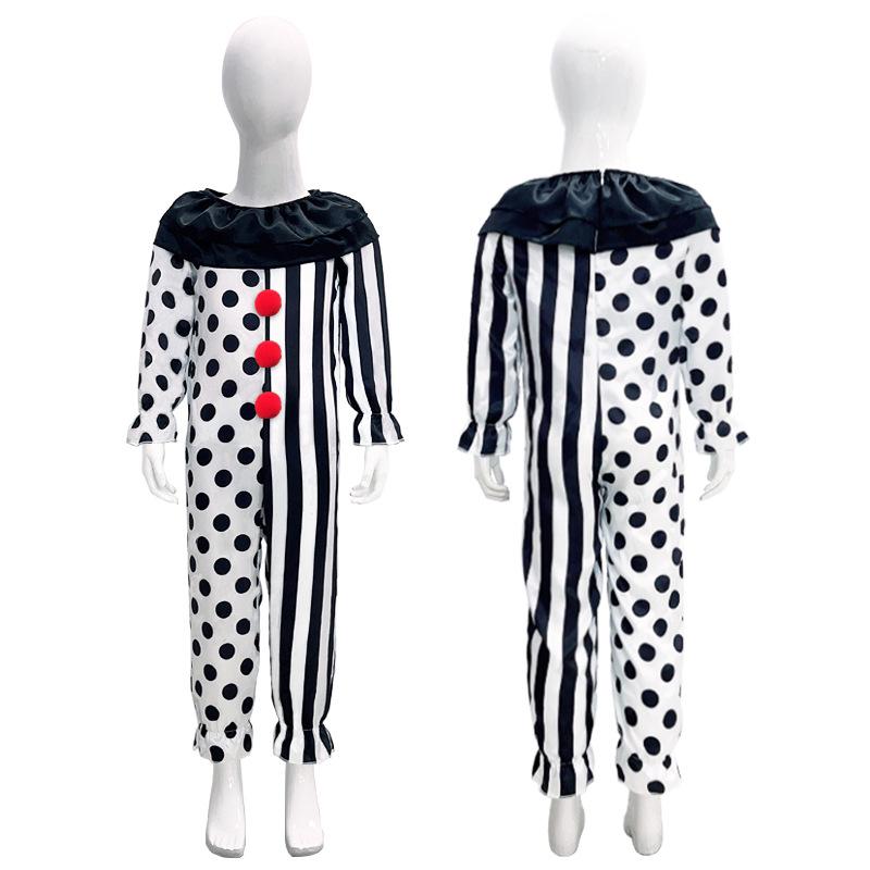 Детский боди клоуна, похищающего души - Хэллоуинский костюм ужасов для ролевых игр и сцены