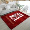 Arsenal Customizable Name Area Rug Perfect for Kitchen Entryway Study room Bedrooms Anti-slip Rug Office home decor Gift for Festivals