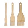 3Pcs Kitchen Basting Oil Brush Wood Handle Pastry Brushes Barbecue Oil Baking Brush for Spreading Butter Cooking Baking