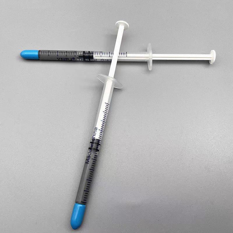 Серая силиконовая термопаста для отвода тепла от процессора