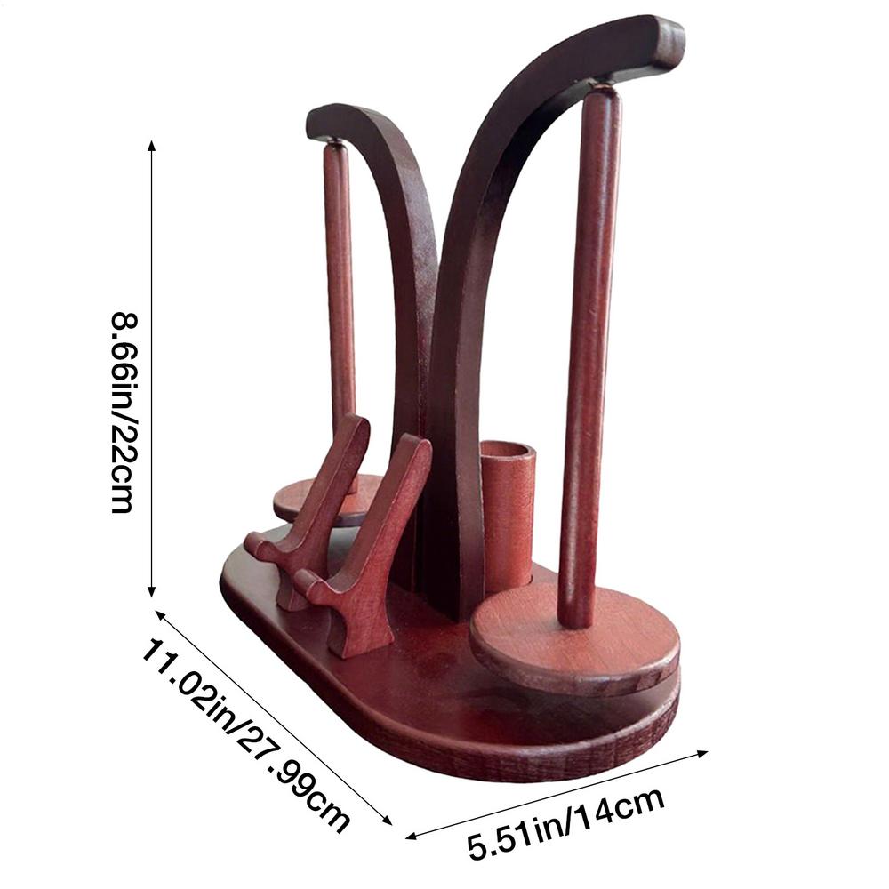 Вращающийся держатель для клубка пряжи Инструменты для вязания спицами Вязание крючком Стойка для хранения клубка пряжи Легкий магнитный держатель для катушек ниток Прялка для шерсти