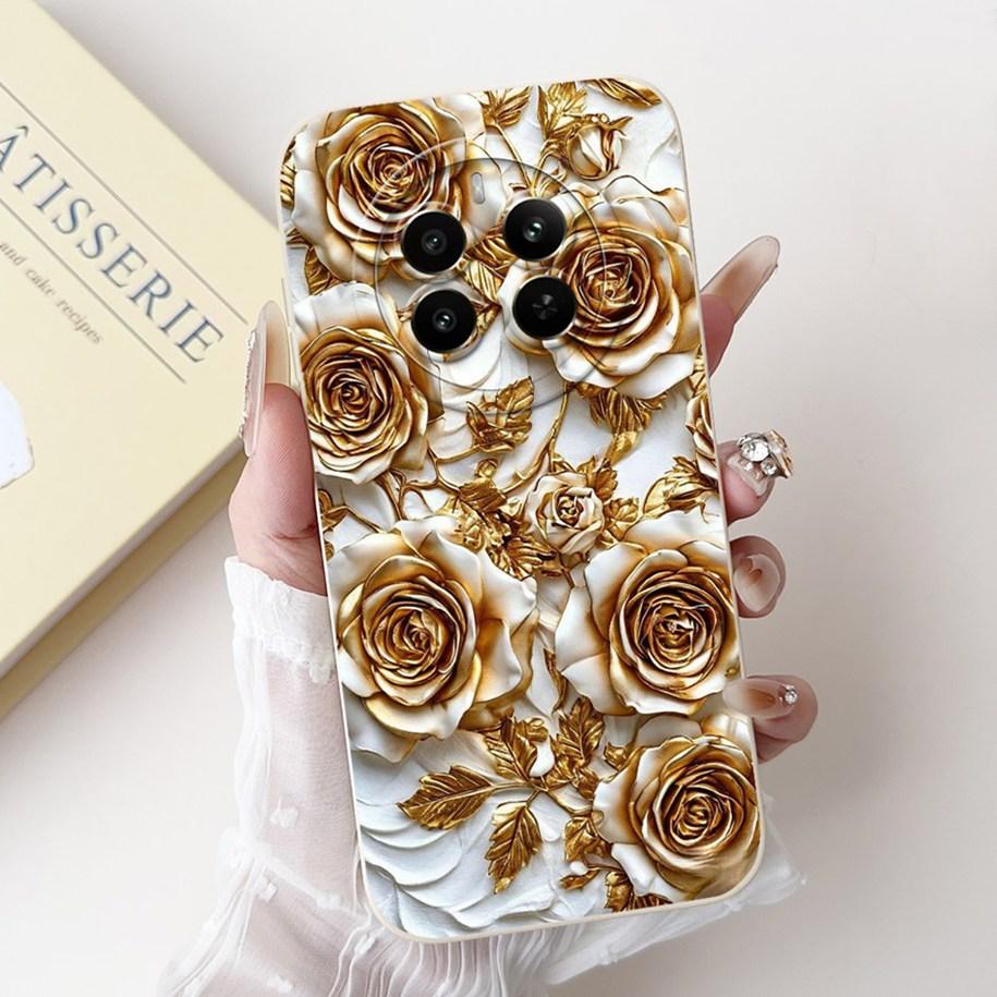 Чехол для Realme 12 Pro Plus RMX3840 RMX3841 Чехол Роскошный Мраморный Мягкий Силикон Ударопрочный Funda Для Realme 12 12+ 12Pro 12X Coque