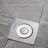 Foot Floor Drain Strainer Bounce Type Square Shower Drain Hair Catcher Strainer for Bathroom Shower Easy to Use
