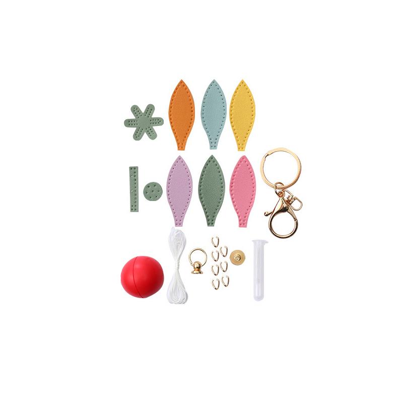 WTEMPO Романтичный подвес для автомобиля в форме воздушного шара, набор материалов для DIY, изделия ручной работы из кожи, брелок, подвеска для сумки из ПУ, подарок