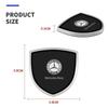 1/2pcs 3D Metal Car Styling Shield Emblem Badge Stickers For Mercedes Benz W211 W205 W213 W203 C218 A207 CLA CLS E Class