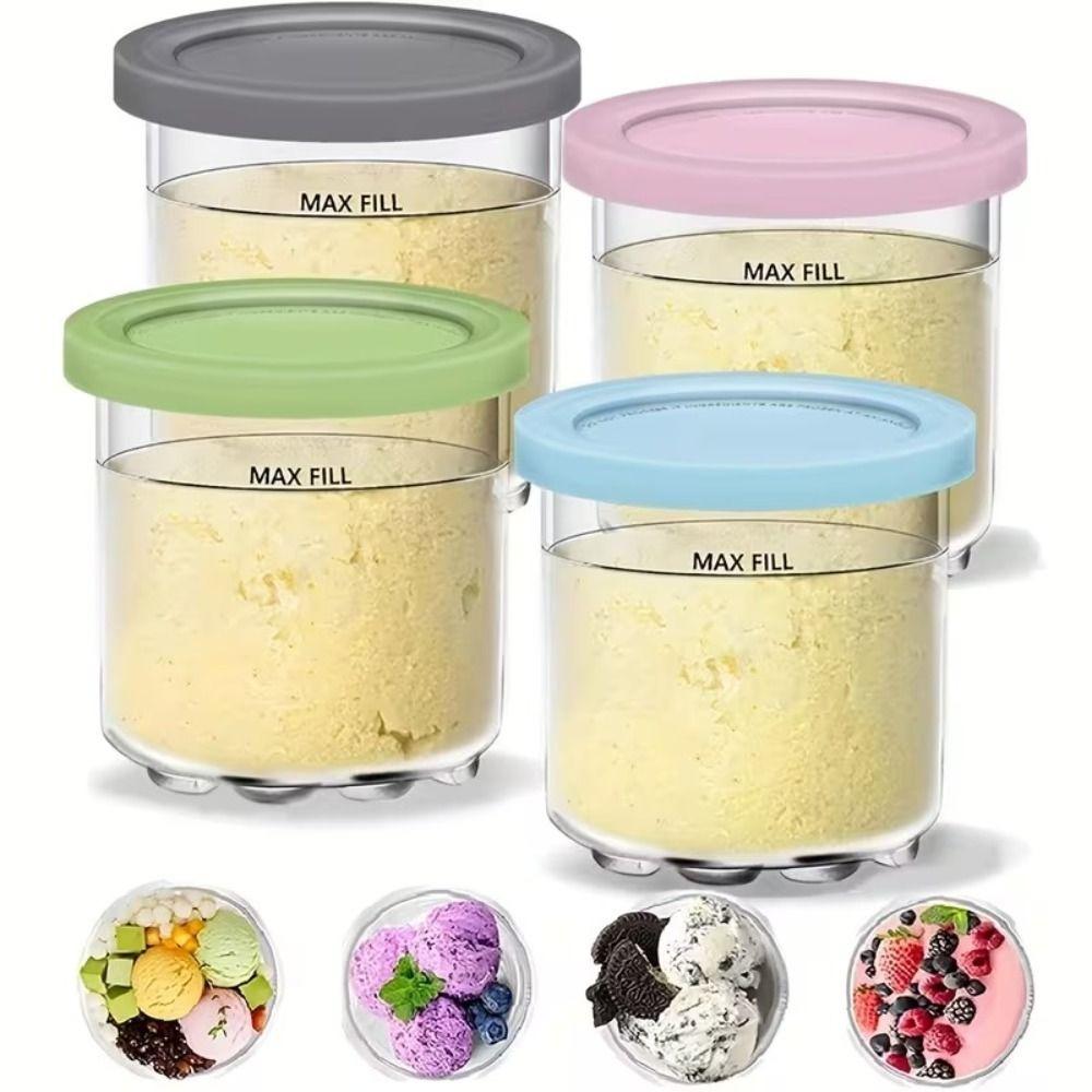2PCS/4PCS Replacement Ice Cream Cup Creamer Ice Cream Maker Machine Accessories