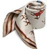DOYOUKNOWMC ALL SEASON Mini Horse Print Beige Petite Scarf