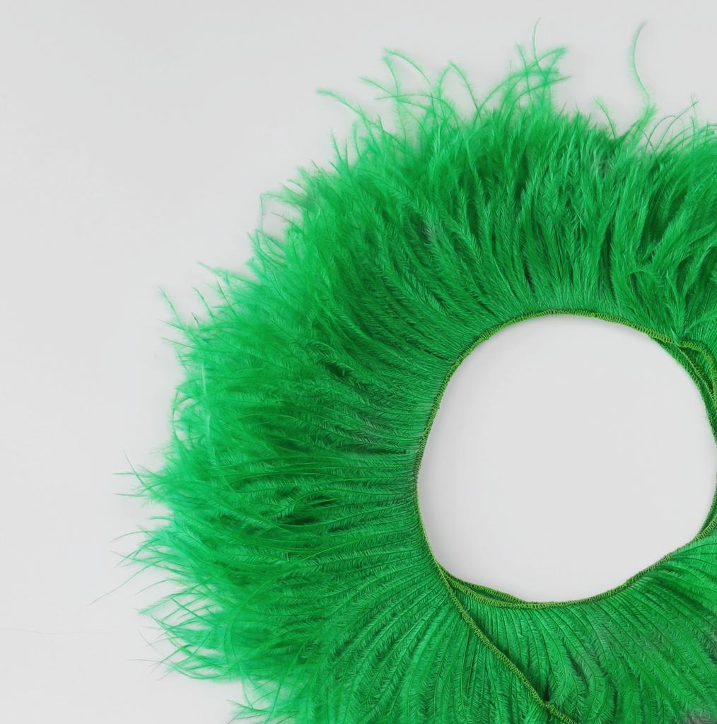 Перо 1 метр Белые страусиные перья Отделка бахрома 8-22 см Натуральная лента из страусиных перьев для свадебной вечеринки Декорация одежды Перья