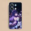 HSR Seele Матовый чехол из ТПУ для мобильного телефона Xiaomi Redmi Note 14 13 12 11 S Pro Plus 4G 5G Цветной печатный чехол