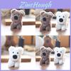Плюшевая брелок-брелок West Highland White Terrier, подвеска для рюкзака, набитая полипропиленовым хлопком, животное, подарок для любителей домашних животных
