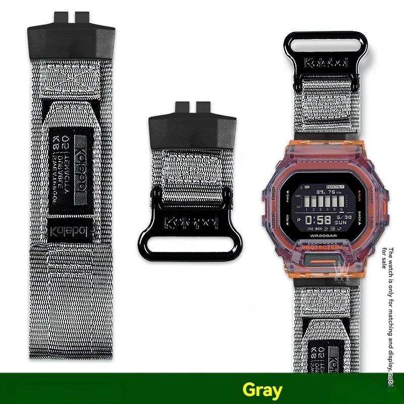 GBD 200 Нейлоновый ремешок для часов Casio G-SHOCK GBD-200SM/UU/RD GBD 200-1/2/9 Модифицированный холщовый ремешок Мужской браслет для активного отдыха