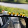 5Pcs/6Pcs/9Pcs/11Pcs Car Center Console Dashboard Navigator Screen Decoration Mini Yellow Chicks Hen House Ornaments Auto Interior Accessories