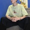 Converse Футболки для автопутешествий Мужская Зеленая С круглым вырезом Умеренный Прямой крой 10023266-A03
