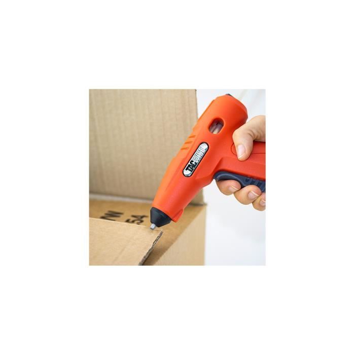 Pistolet à colle - tacwise - h4-7 - sans fil - batterie 4v - 6 bâtons de colle xl