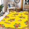 Colorful Creatures Pattern Themed Anti-Slip Rugs - Polyester Home Decor, Suitable for Bedrooms, Living Rooms, Doorways, Studios, and Decorations
