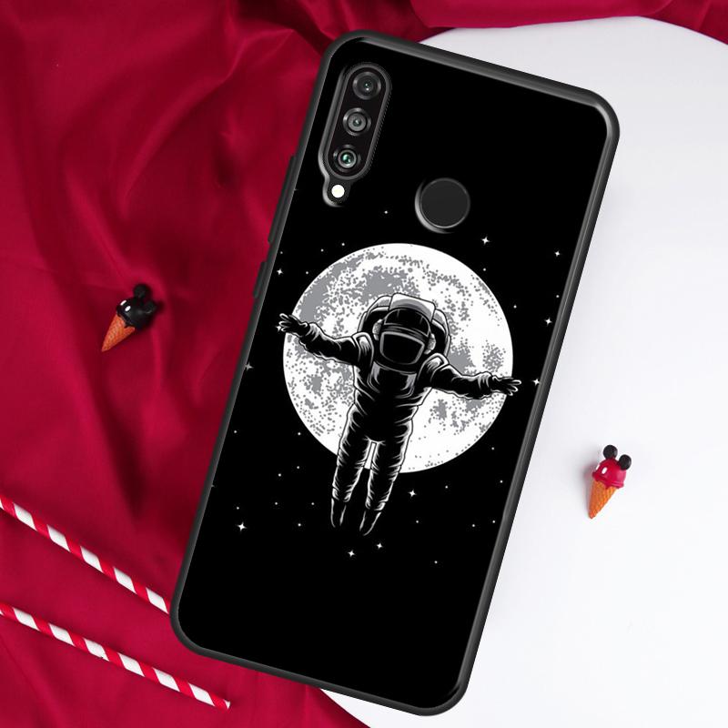 Эстетичный Космос Луна Астронавт Для Huawei Nova 9 SE 10 5T Y90 Y70 Y60 Y61 Y91 Y72 12i 12s 11i P60 Pro P20 P30 P40 Lite Чехол
