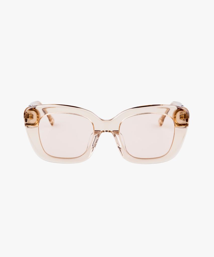 Seupeulingseuteulingseu Butterfly Shape Sunglasses Page 74 [Whisky]