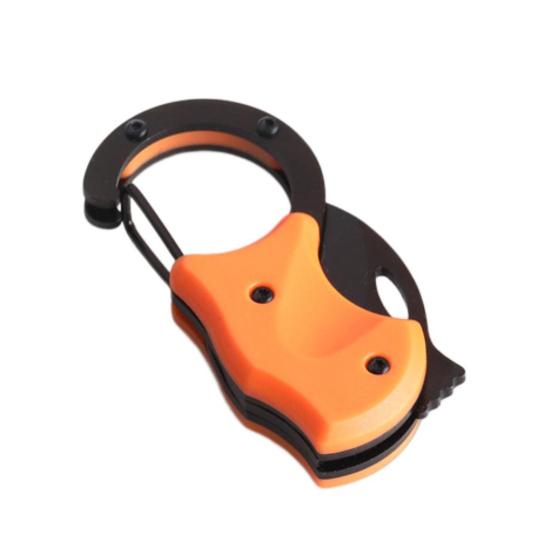 Mini Cutter Sharp Blade Drop-resistant Foldable Anti-rust Stainless Steel Backpack Hanging Mini Cutter