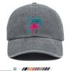 Кепка Бейсболка с принтом Киберпанк Пальма Регулируемая Snapback Легкая Дышащая Подходит для ношения Подходит для M