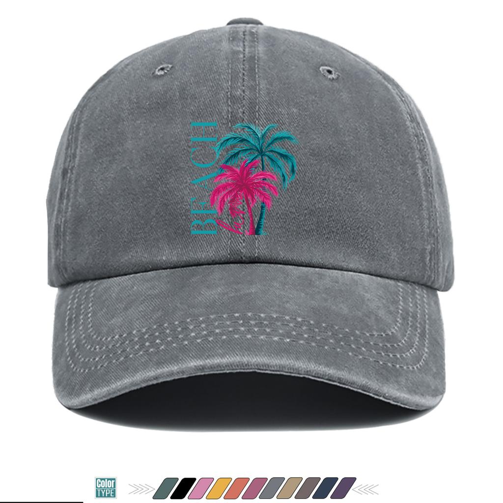 Кепка Бейсболка с принтом Киберпанк Пальма Регулируемая Snapback Легкая Дышащая Подходит для ношения Подходит для M