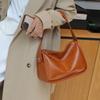 Новая универсальная сумка из натуральной кожи с широким плечевым ремнем на одно плечо, корейская версия, большая вместимость, мягкая кожаная сумка-подмышка Niche Design