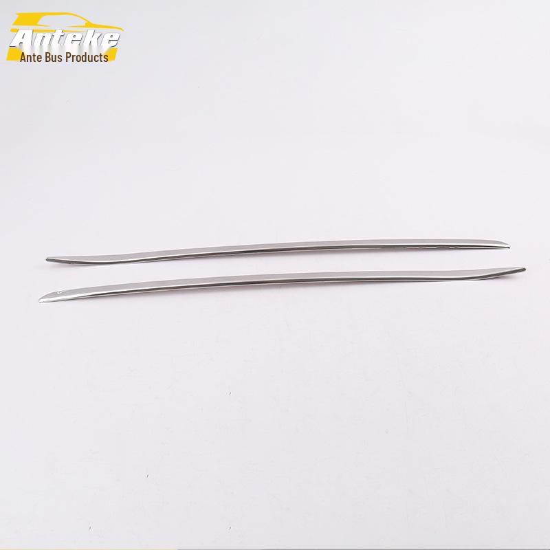 Sagitar Front Windshield Trim: Fits 19 Models, Bright Strip Patch Accessories