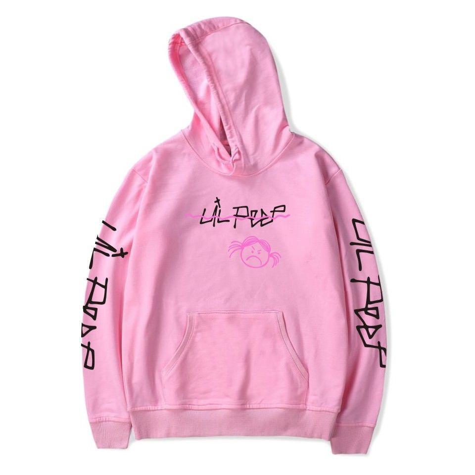 Peep Lil Love Sweatshirt Pullover Hip Hop Sad Face Women Men Rapper 1 Hoodies
