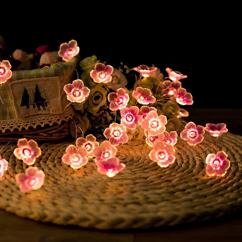 Battery Powered Hanging Light String Cherry Blossom String Lights Fairy String Lights Led Light